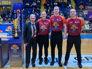 Beinish, Jokic and Kuburovic to officiate the big final