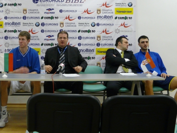 Postgame quotes after the Rilski Sportist - Mega Hypo Leasing semifinal