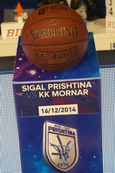 Photo-gallery from the game KB Sigal Prishtina - KK Mornar